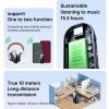 Wisoqu Bluetooth Adapter, Bluetooth 5.4 Receiver for Car, 2 in 1 5.4 Transmitter Receiver, Noise Cancelling AUX Car Adapter for Home Stereo System, Headphones, Speakers view 3