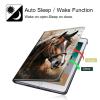 360Rotating Stand Case for 7" Kindle Paperwhite (12th Generation, 2024) & Kindle Colorsoft Signature Edition, Durable PU Leather Cover with Auto Wake/Sleep for Men, Women, Horse view 3