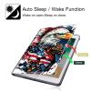 360Rotating Stand Case for 7" Kindle Paperwhite (12th Generation, 2024) & Kindle Colorsoft Signature Edition, Durable PU Leather Cover with Auto Wake/Sleep for Men, Women, Eagle American Flag view 3