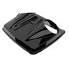 Advanblack Color-Matched Dual 8" Speaker Lids for Harley Rushmore Rear Tour Trunk Pack  Fits Razor, Chopped & King Rear Tour Trunk Pack  ABS Plastic with Backrest Pad (Vivid Black) view 4