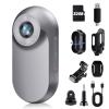 HOFAOUG Mini Body Camera 1080P, Thumb Size Wearable Helmet Camera, Clip On Action Cam, Body Cam for Cycling Travel Sports(Gray) view 1