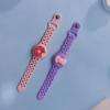 Compatible with Airtag Bracelet, Cute Cartoon Air Tag Watch Band Case, Waterproof Air Tag Holder Hidden Adjustable Wristband Soft Silicone Air Tagholder for Kids, 2 Pack(B) view 2