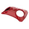 Advanblack Color-Matched Dual 8" Speaker Lids for Harley Rushmore Rear Tour Trunk Pack  Fits Razor, Chopped & King Rear Tour Trunk Pack  ABS Plastic with Backrest Pad (Billiard Red) view 2