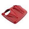 Advanblack Color-Matched Dual 8" Speaker Lids for Harley Rushmore Rear Tour Trunk Pack  Fits Razor, Chopped & King Rear Tour Trunk Pack  ABS Plastic with Backrest Pad (Billiard Red) view 4
