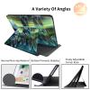 360Rotating Stand Case for 7" Kindle Paperwhite (12th Generation, 2024) & Kindle Colorsoft Signature Edition, Durable PU Leather Cover with Auto Wake/Sleep for Men, Women, Dragonfly view 2