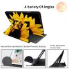 360Rotating Stand Case for 7" Kindle Paperwhite (12th Generation, 2024) & Kindle Colorsoft Signature Edition, Durable PU Leather Cover with Auto Wake/Sleep for Men, Women, Butterfly Sunflower view 2
