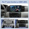 4 Core 64G Volxcereo Car Radio for Toyota Corolla EX 2007 2008 2009 2010 2011 2012, 9 inch Android Touch Screen Stereo with Carplay/Android Auto, GPS, WiFi, Bluetooth, Backup Camera + MIC view 2