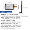 2 PCS DX-LR03 & Antenna 28 dBm 10KM Ultra Long Range LORA UART Serial Transceiver Module 868/915MHz at Conmand ASR6601 Main Chip+PA Compatible with Arduino CE FCC (DX-LR30-900T30D-(I)*2pcs) view 3