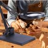 MVUYO Illuminated Magnifier LED Magnifying Glass for Soldering Iron Repair/Table Lamp/Skincare Beauty(E) view 3