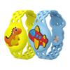 Compatible with Airtag Bracelet, Cute Cartoon Air Tag Watch Band Case, Waterproof Air Tag Holder Hidden Adjustable Wristband Soft Silicone Air Tagholder for Kids, 2 Pack (D) view 1