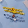 Compatible with Airtag Bracelet, Cute Cartoon Air Tag Watch Band Case, Waterproof Air Tag Holder Hidden Adjustable Wristband Soft Silicone Air Tagholder for Kids, 2 Pack (D) view 3