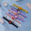Compatible with Airtag Bracelet, Cute Cartoon Air Tag Watch Band Case, Waterproof Air Tag Holder Hidden Adjustable Wristband Soft Silicone Air Tagholder for Kids, 2 Pack (D) view 4