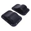 DirectNine Basics Metal Recessed Speaker Handles Heavy Duty Ergonomic Grip Speaker Cabinet Bar Handles for PA Systems Amplifier Cases Iron Black 220x160mm 2 Pcs view 3