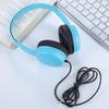 Waneni Wired Headphones Bulk 2 Pack for Classroom School, 3.5mm Pulg, Lightweight, Sturdy Headsets for Kids Students and Adults (Orange & Light Blue) view 4