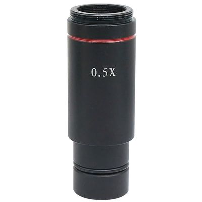 1pc 0.5X Reduction C-Mount Lens Adapter for CCD Cmos Camera Digital Eyepiece Connect with Stereo Microscope Optical Relay Lens(23.2mm)
