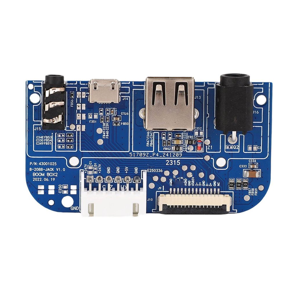 Eujgoov USB Charging Port Board Audio Charging Jack Board Replacement for Boombox 2