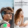 epekops Smart Glasses Bluetooth Audio Glasses Sunglasses Blue Light Glasses for Men Women Dual Mic Color-Change UV Protection view 2