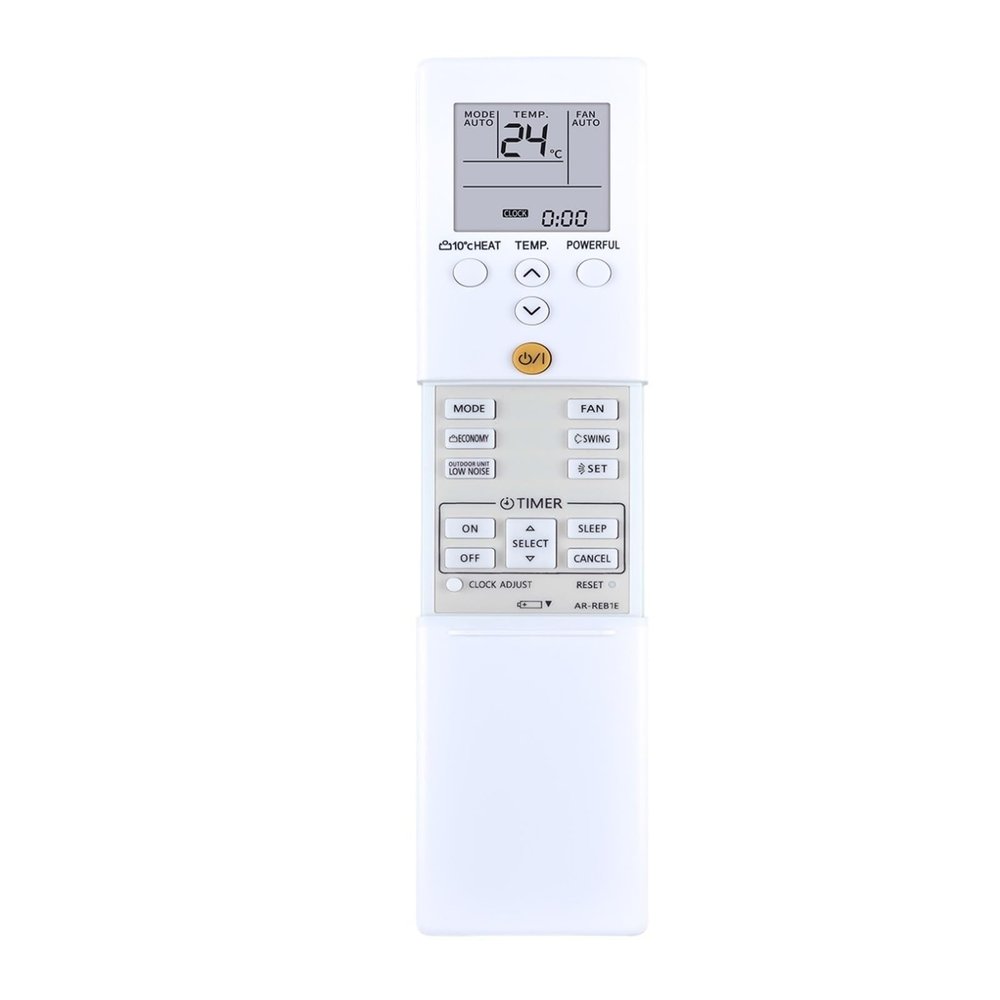 ZJSWTH AR-REB1E AR-REM5E AR-REM1U for Air Conditioner Remote Control AR-RED1U AR-REF1U AR-REY1U AR-REA1E AR-REA2E AR-REB2E