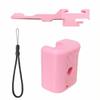 3D Printing Street Grip Vlog Holder for DJI Action 5 Pro/4/3 Combo Camera Grip Holder Action Camera Mini Side Handle Grip Camera Accessories (Pink) view 1