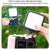3D Printing Street Grip Vlog Holder for DJI Action 5 Pro/4/3 Combo Camera Grip Holder Action Camera Mini Side Handle Grip Camera Accessories (Pink) view 2
