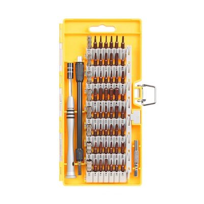 60 in 1 Precision Screwdriver Tool Kit Screwdriver Set for Cell Phone Tablet Compact Repair Maintenance with Case (Color : Black) (Yellow)