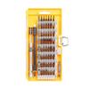 60 in 1 Precision Screwdriver Tool Kit Screwdriver Set for Cell Phone Tablet Compact Repair Maintenance with Case (Color : Black) (Yellow) view 1