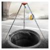 Aluminum Tripod Rescue Kit for Confined Spaces - Fall Protection System with 30m Rope for Emergency Firefighting & Lifting Operations - Durable & Lightweight view 1