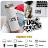 3 Pcs Fuck Cancer Sticker Gifts for Cancer Survivors, Cancer Fighters, Cancer Awareness Supporters, Inspirational Quote Seekers, Motivational Gift Seekers for Laptop, Water Bottle, Tumbler 3"x3" view 4