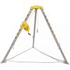 Heavy Duty Rescue Tripod System for Confined Spaces - Aluminum Lifesaving Tripod for Fire Emergencies, Cable Trenches & Sewage Rescue Operations view 1
