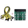 VSVAKHXC 1200w/750w Breakout Board +12pcs 6P Male to (6+2) 8P Male Power Cables Kits for PSU GPU Mining Ethereum(Board Adapter) view 3