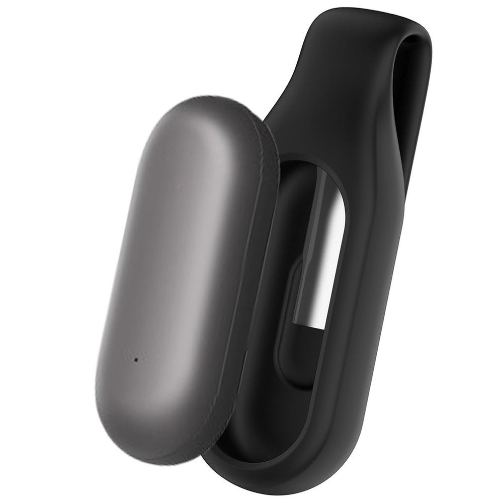 Compatible with NotePin Clip Case, Soft Silicone Clip Clasp Case Holder Compatible with NotePin AI Voice Recorder (Black)