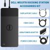 Dell WD19TB Thunderbolt Dock, 180W Dell Docking Station with HDMI/Dual DisplayPort, Dual Monitor Support, Bundle with HDMI/DP Cables (Renewed) view 2