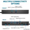 Dell WD19TBS Thunderbolt Dock, 180W Dell Docking Station with HDMI/Dual DisplayPort, Dual Monitor Support, Bundle with HDMI/DP Cables (Renewed) view 3