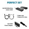 Dell WD19S 180W Docking Station, HDMI/Dual DisplayPort, Dell Docking Station with 130W Power Delivery, Dual Monitor Support,Bundle with 180W Adapter, HDMI/DP Cables (Renewed) view 2