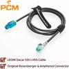 Original Rosenberger HSD Z Code to Amphenol HSD O Code LVDS Video Cable D4K10A-1D5A5-Z to Right Angle 3HSD-UORJ-C44W0 Automotive LVDS HD Camera Cable Harness for ADAS, Infotainment (0.5M/1.64FT) view 2