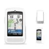 Case for Wahoo ELEMNT BOLT3 / Bolt V3 GPS Cycling Computer, KONXISA Soft Silicone Cover, Protective Waterproof for Cycling Navigation Device Accessories, Scratch and Dust Resistant Case, White view 1