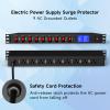 9 Outlet Rack Mount Power Strip with Individual Switches, PDU Surge Protector 15A 125V 1875W, 1U Server Rack Power Distribution Unit with Overload Protection and Power Monitoring, 6.5FT Cord view 4