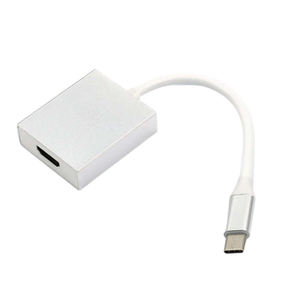 Aluminum USB C to Hdmis Converters Adapter Supports 4K Output for Smartphone Tablets Laptop to TVs Monitors Connection Hdmis Adapter Cable