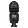 Camera Flash Protector Coat Protective Film for Godox V100 Body Vinly Wrap Skin Premium Sticker Photography Decal V100 (Carbon Fiber Black) view 1