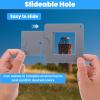XLIUAX 2Pcs Portable View Finder, View Finder with Sliding Mechanism, Adjustable Custom Viewfinder, Color Isolation Viewfinder for Photography Drawing Sketching Craft Projects view 4