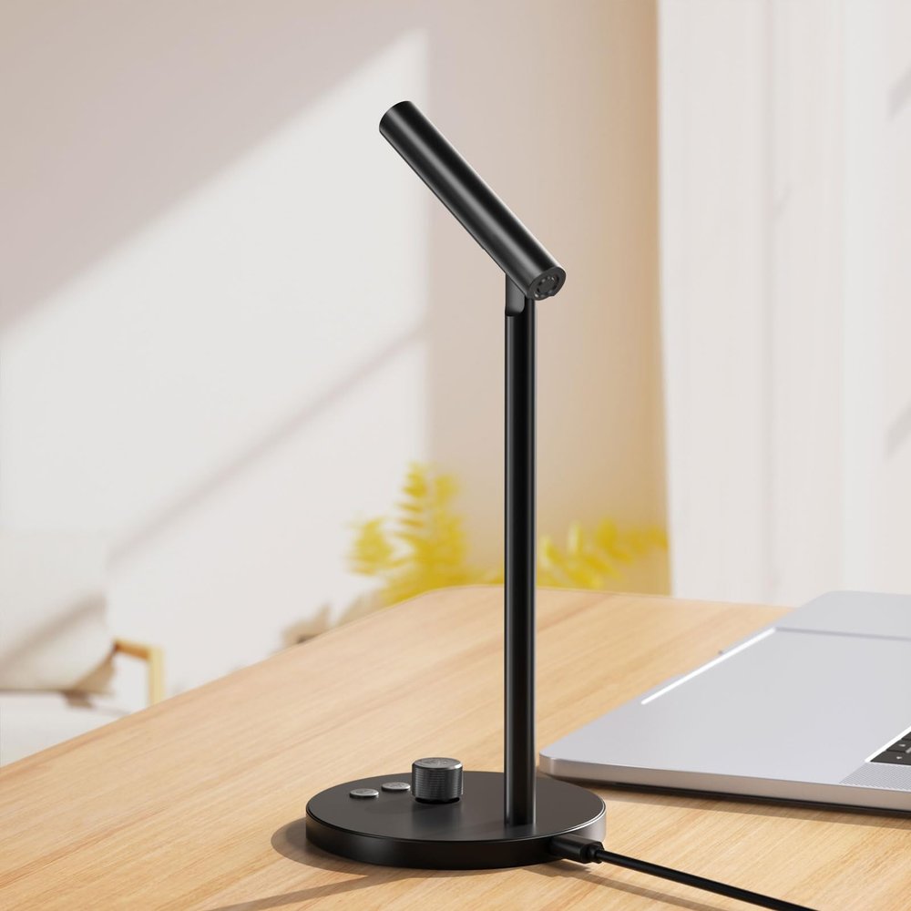 Diyeeni M1 Conference Speaker and Microphone, PC Mic with AI Noise Reduction, 360 Voice Pickup & AI Transcription, Conference Microphone for Zoom for Skype for Teams