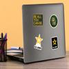 United States Army Army 200ct Vinyl Large Deluxe Stickers Variety Pack Be All You Can Be Slogans & Official Logo Designs for Laptop, Water Bottle, Scrapbooking, Tablet, Indoor/Outdoor view 3