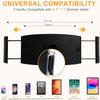 360 Spiral Base Gooseneck Tablet Phone Holder Adjustable 30" Flexible Arm Stand Clamp for Bed or Desk, Fits iPhone, iPad Air/Mini, Galaxy Tabs, Kindle Fire, Switch (4.711", Universal Pink) view 3
