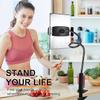 360 Spiral Base Gooseneck Tablet Phone Holder Adjustable 30" Flexible Arm Stand Clamp for Bed or Desk, Fits iPhone, iPad Air/Mini, Galaxy Tabs, Kindle Fire, Switch (4.711", Universal Pink) view 4