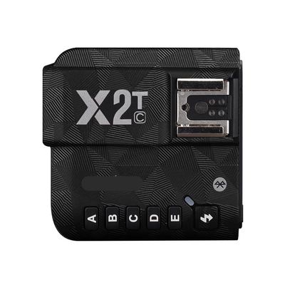 Anti-Scratch Camera Flash Sticker for Godox X2T Wireless Flash Trigger Flash Coat Wrap Protective Film Body Protector Skin Cover X 2T(Triangle Black)