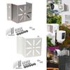 Corner Mounting Bracket for Security Cameras Stainless Steel Construction for Enhanced Protection (White ) view 3