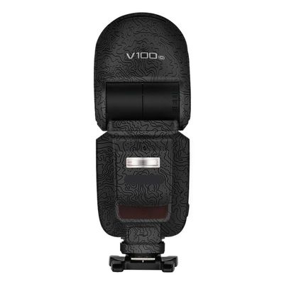 Camera Flash Protector Coat Protective Film for Godox V100 Body Vinly Wrap Skin Premium Sticker Photography Decal V100 (Contour Black)
