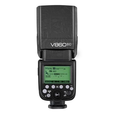 Photography Accessories for Godox V860 II Decal Skin Vinyl Wrap Film Camera Flash Body Protective Sticker Protector Coat V860 II(Circuit Black)