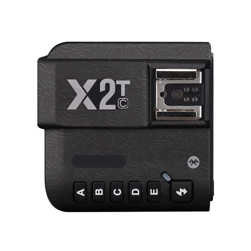 Anti-Scratch Camera Flash Sticker for Godox X2T Wireless Flash Trigger Flash Coat Wrap Protective Film Body Protector Skin Cover X 2T(Contour Black)