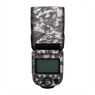 V860 Camera Flash Skin Coat Wrap Protective Film Body Decal Anti-Scratch Sticker Accessories for Godox V860 (Field Camouflage)